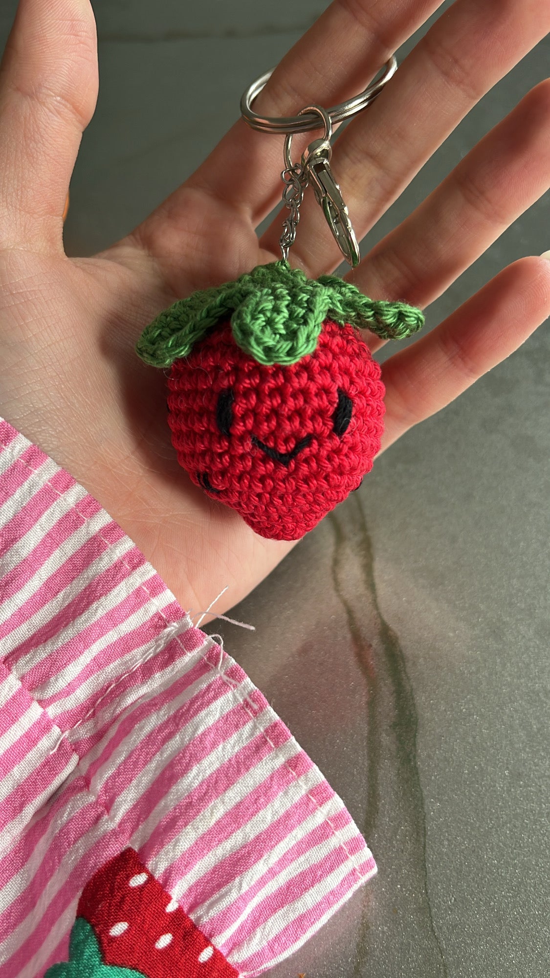 Strawberry Keychain